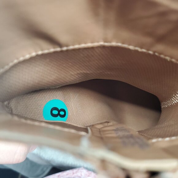 Naturalizer Shoes Womens Size 8 Brown Suede Genn-Reach Block Heel Boots - Picture 7 of 9